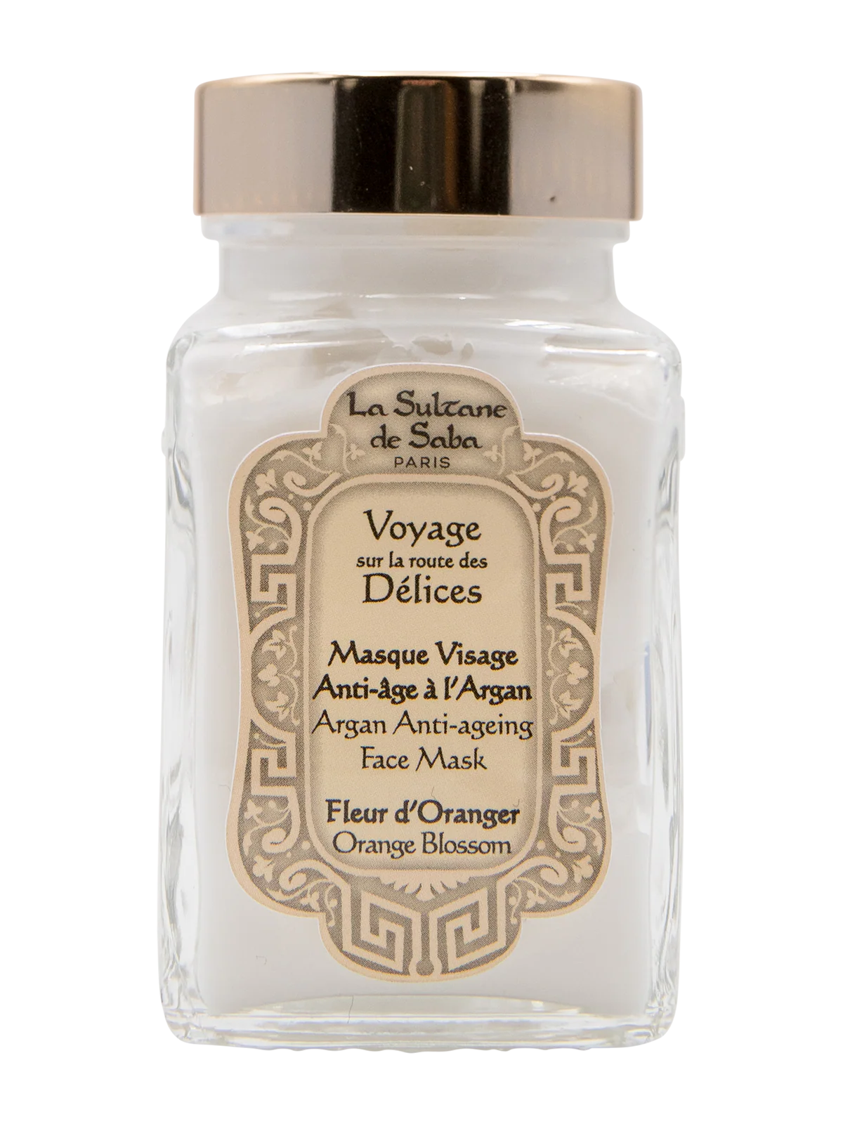 la-sultane-de-saba-argan-orange-blossom-mask-1 LA SULTANE DE SABA Argan & Orange Blossom – Argan Orange Blossom veido kaukė / Argan Orange Blossom Face Mask 100 ml - Paveikslėlis 1