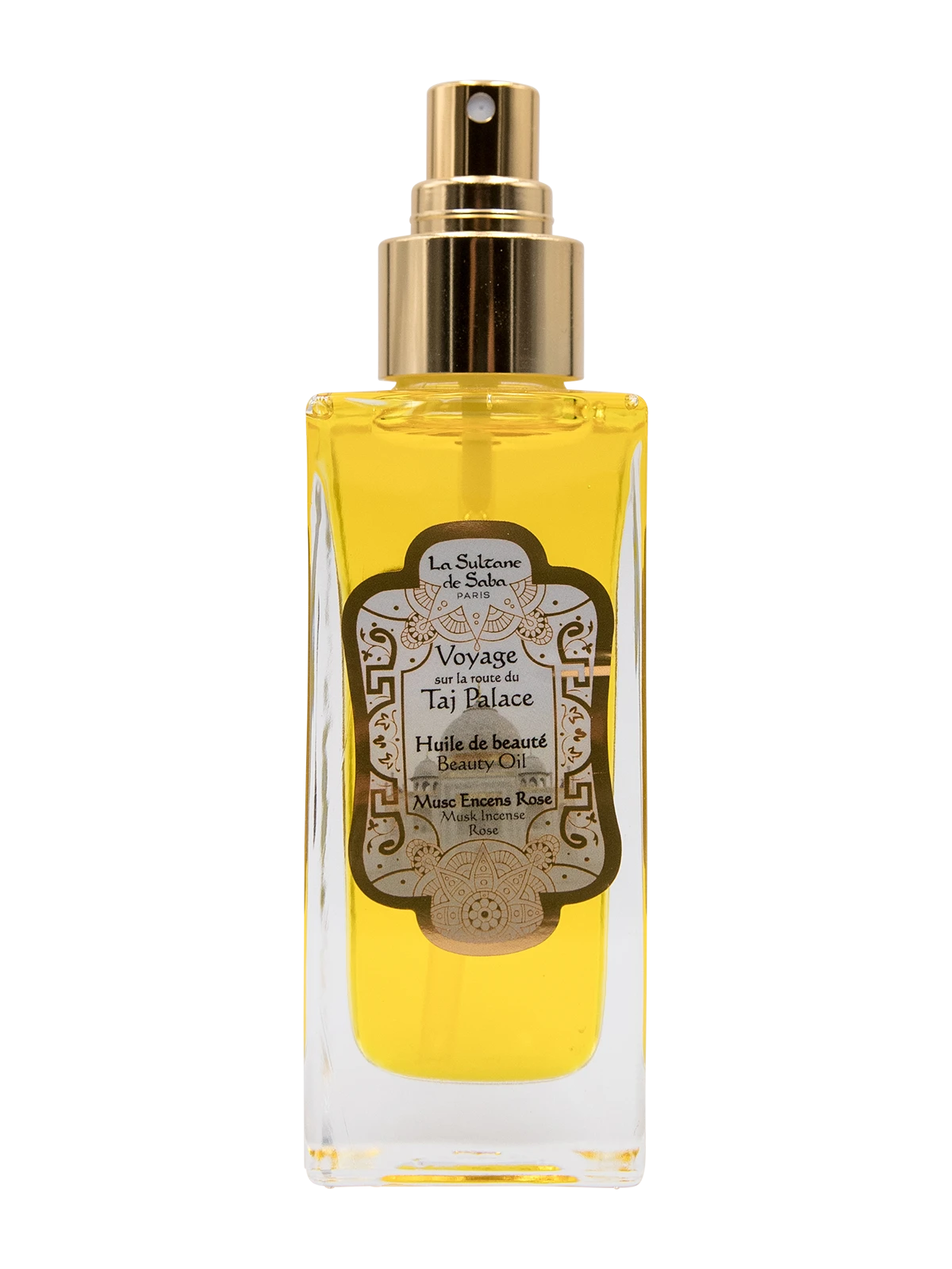 la-sultane-de-saba-beauty-oil-taj-palace-musk-incense-rose-2 LA SULTANE DE SABA Taj Palace – grožio aliejus / Oil Taj Palace 100 ml - Paveikslėlis 1