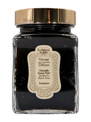 LA SULTANE DE SABA Hammam Treatment - Juodasis muilas su eukaliptu / Eucalyptus Black Soap 300 ml