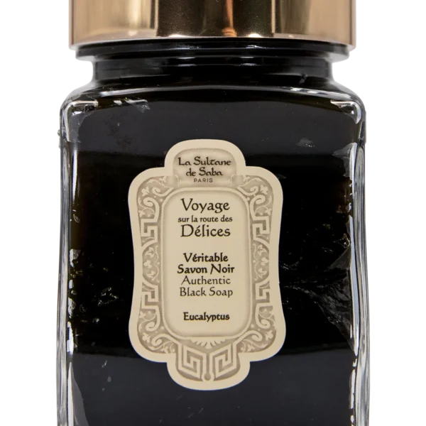 LA SULTANE DE SABA Hammam Treatment - Juodasis muilas su eukaliptu / Eucalyptus Black Soap 300 ml
