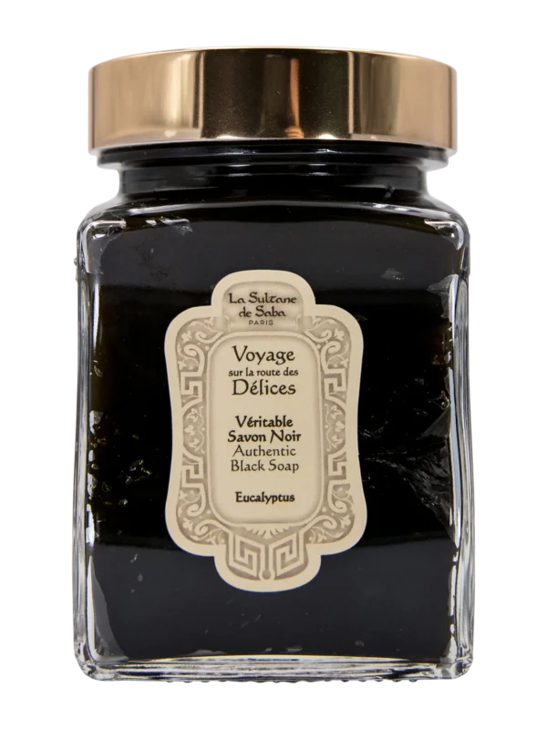 LA SULTANE DE SABA Hammam Treatment - Juodasis muilas su eukaliptu / Eucalyptus Black Soap 300 ml