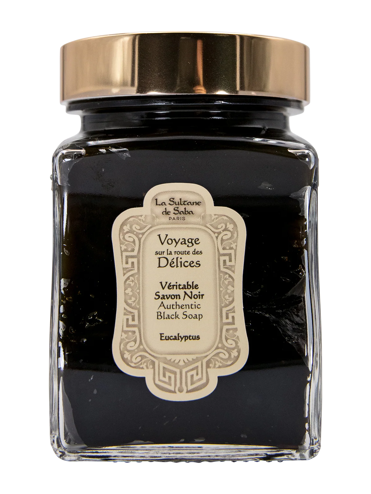 la-sultane-de-saba-savon-noir-eucalyptus-black-soap-2 LA SULTANE DE SABA Hammam Treatment - Juodasis muilas su eukaliptu / Eucalyptus Black Soap 300 ml - Paveikslėlis 1