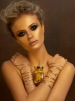 LA SULTANE DE SABA gold make-up remover / makiažo valiklis su auksu ir šampanu 100 ml - Paveikslėlis 2