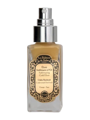 LA SULTANE DE SABA – Gold anti-ageing Elixir / aukso ir šampano veido eliksyras su kedru ir pačiuliu 50 ml