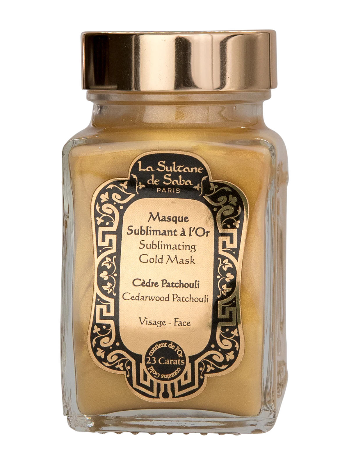 la-sultane-de-saba-sublime-gold-mask-1 LA SULTANE DE SABA sublime gold anti-ageing mask / sublimacinė aukso ir šampano veido kaukė 100 ml - Paveikslėlis 1