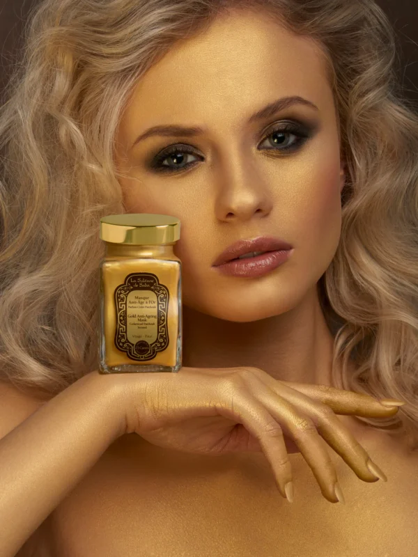 LA SULTANE DE SABA sublime gold anti-ageing mask / sublimacinė aukso ir šampano veido kaukė 100 ml