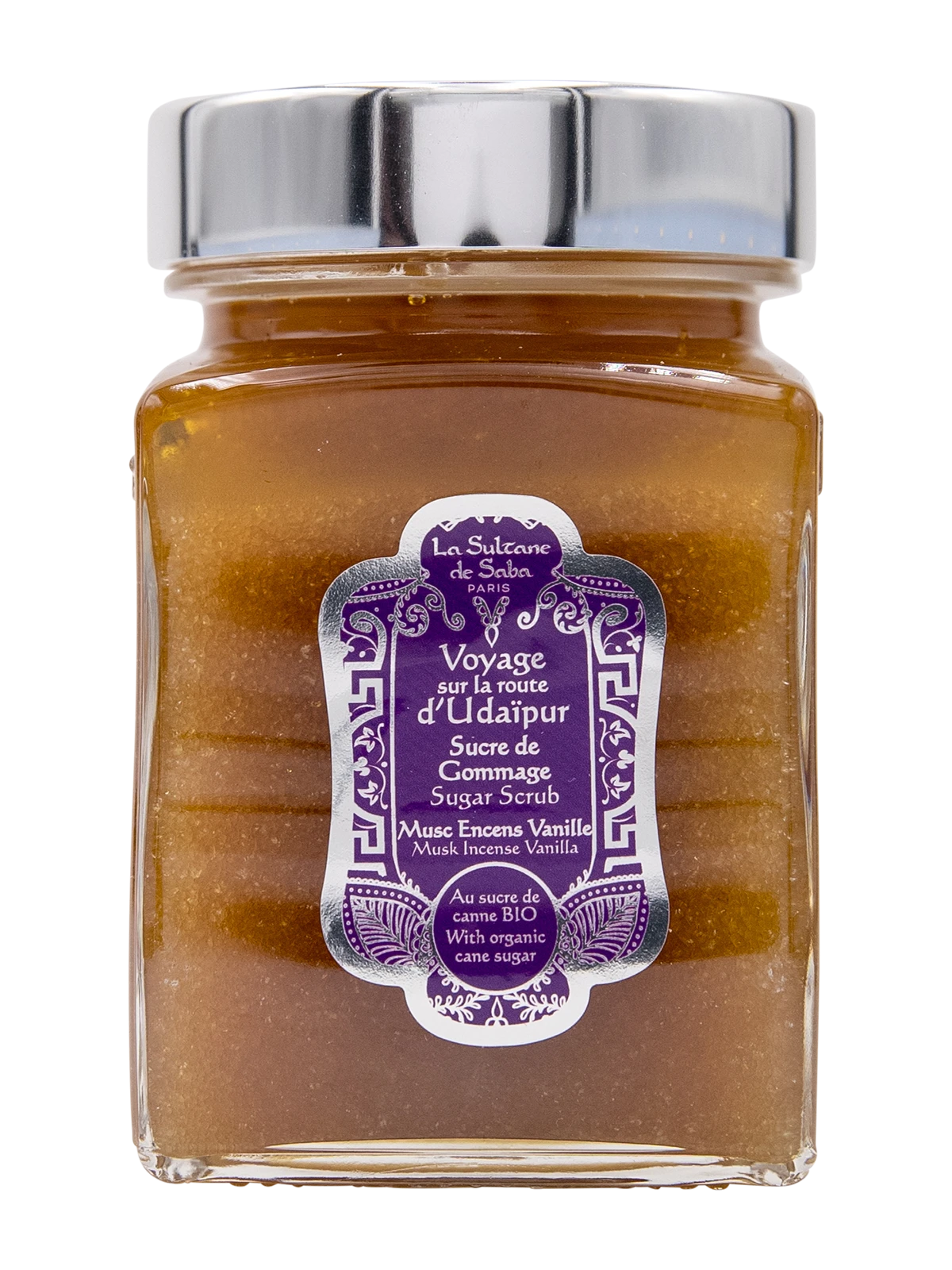 la-sultane-de-saba-udaipur-sugar-scrub-2 LA SULTANE DE SABA Udaipur – Cukraus šveitiklis / Sugar Scrub 300 g - Paveikslėlis 1