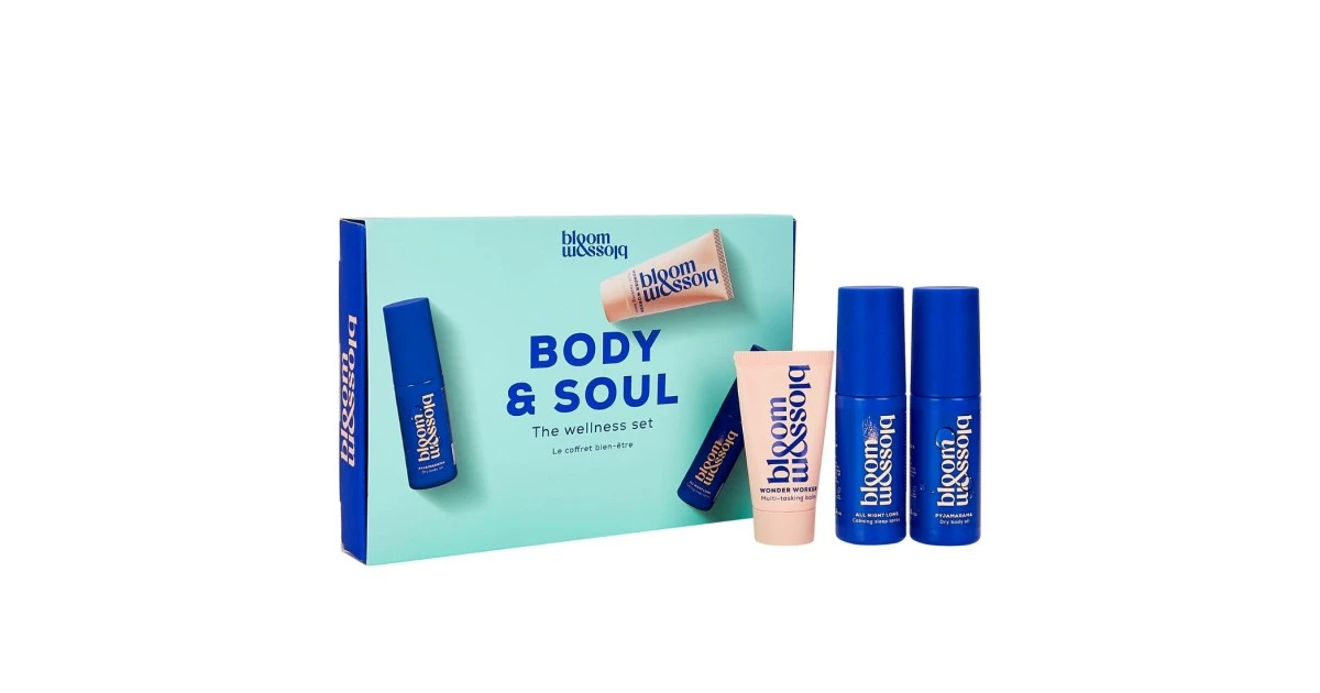 Bloom-blossom-body-and-soul-kuno-prieziuros-priemoniu-rinkinys-1vnt-5060193642635 BODY & SOUL Kūno priežiūros priemonių rinkinys, 1vnt - Paveikslėlis 1