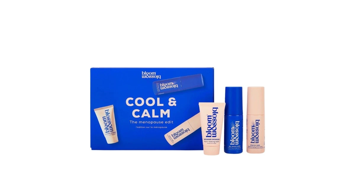 Bloom-blossom-cool-and-calm-the-menopause-edit-kuno-prieziuros-rinkinys-1vnt-5060193643823 COOL & CALM The Menopause Edit Kūno priežiūros rinkinys, 1vnt - Paveikslėlis 1