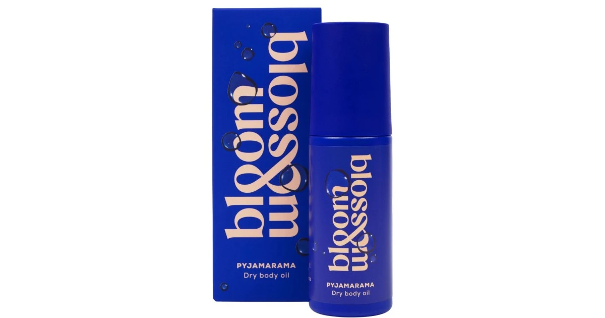 Bloom-blossom-pyjamarama-dry-body-oil-sausas-kuno-aliejus-100ml-5060193641713 PYJAMARAMA Dry Body Oil Sausas kūno aliejus, 100ml - Paveikslėlis 1
