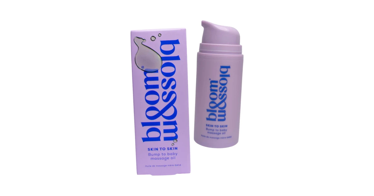 Bloom-blossom-skin-to-skin-bump-to-baby-massage-oil-masazinis-aliejus-nesciosioms-ir-kudikiams-100ml-5060193642215 SKIN TO SKIN Bump To Baby Massage Oil Masažinis aliejus nėščiosioms ir kūdikiams, 100ml - Paveikslėlis 1