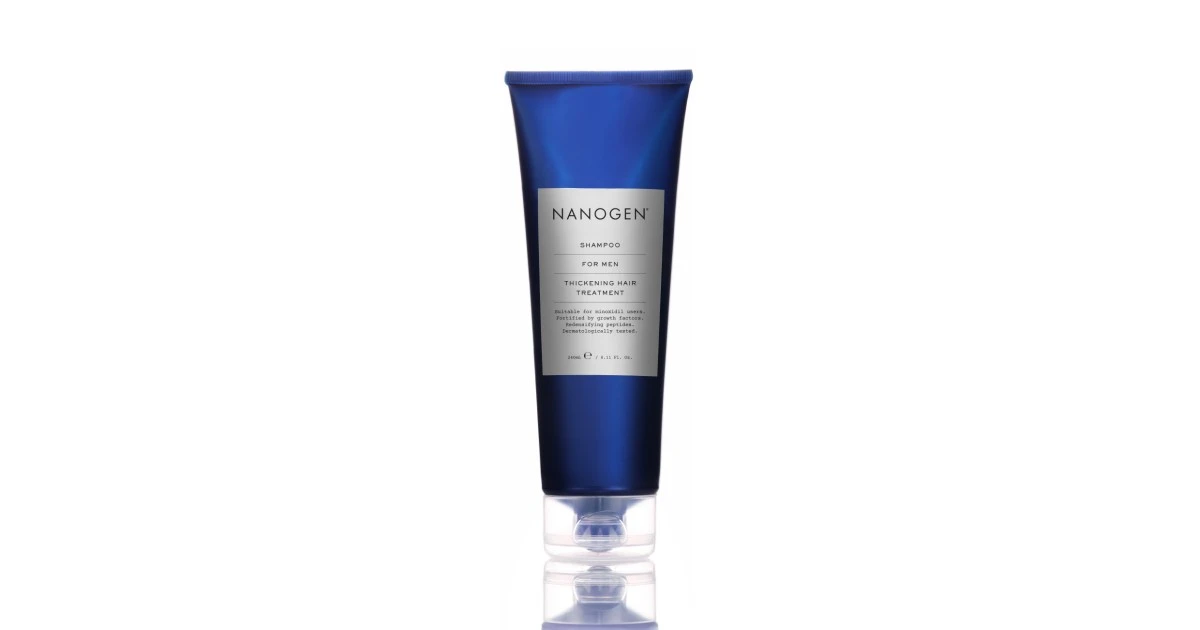 Nanogen-thickening-shampoo-for-men-plauku-apimti-didinantis-sampunas-vyrams-240ml-5061033650117 Thickening Shampoo For Men Plaukų apimtį didinantis šampūnas vyrams, 240ml - Paveikslėlis 1