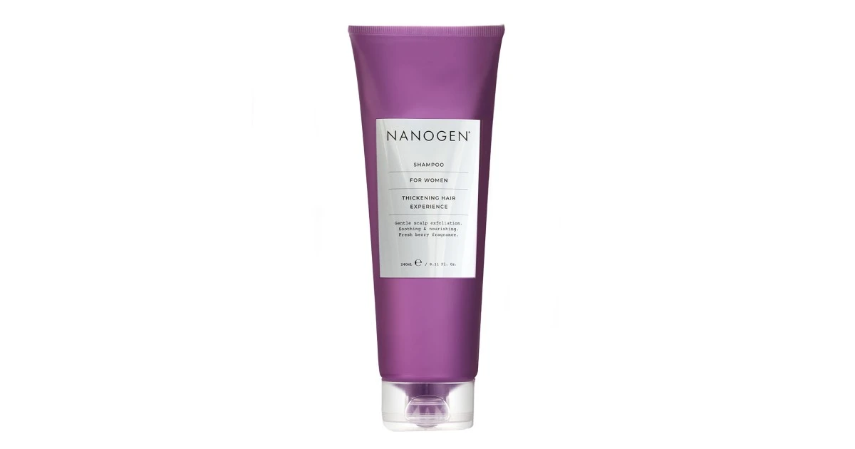 Nanogen-thickening-shampoo-for-women-plauku-apimti-didinantis-sampunas-moterims-240ml-832436009087 Thickening Shampoo For Women Plaukų apimtį didinantis šampūnas moterims, 240ml - Paveikslėlis 1