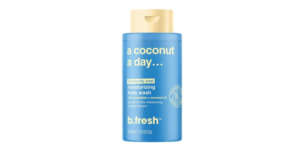 bfresh-a-coconut-a-day-pampering-body-wash-kokosu-aromato-kuno-prausiklis-473ml-9347108050973 A Coconut A Day Pampering Body Wash Kokosų aromato kūno prausiklis, 473ml - Paveikslėlis 1