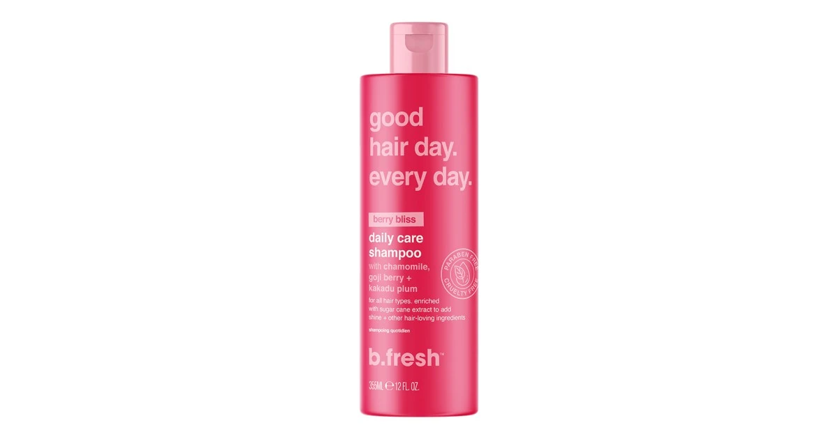 bfresh-good-hair-day-every-day-shampoo-kasdienis-raminamasis-sampunas-355ml-9347108015545 Good Hair Day. Every day. Shampoo Kasdienis raminamasis šampūnas, 355ml - Paveikslėlis 1