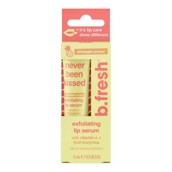 Never Been Kissed Exfoliating Lip Serum Šveičiamasis lūpų serumas, 15ml