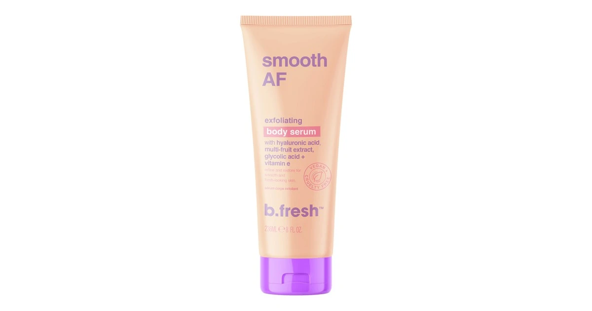 bfresh-smooth-af-exfoliating-body-serum-sveiciamasis-kuno-serumas-236ml-9347108010793 Smooth AF Exfoliating Body Serum Šveičiamasis kūno serumas, 236ml - Paveikslėlis 1