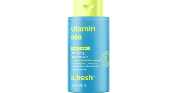 Vitamin Sea Body Wash Kūno prausiklis su jūros druska, 473ml
