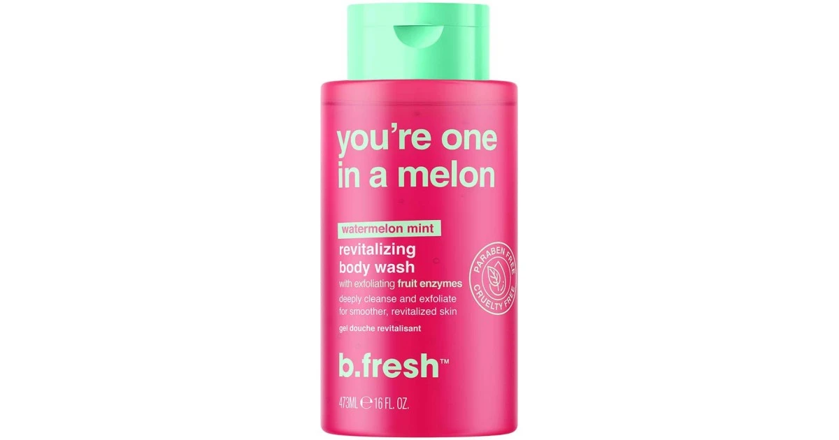 bfresh-you-re-one-in-a-melon-body-wash-svelniai-oda-sveiciantis-kuno-prausiklis-473ml-9347108051703 You're One In A Melon Body Wash Švelniai odą šveičiantis kūno prausiklis, 473ml - Paveikslėlis 1