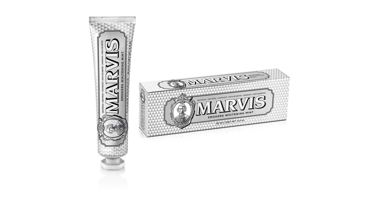 marvis_smokers-whitening-mint-balinanti-dantu-pasta-rukantiems-85ml-8004395111817 Whitening Mint Balinanti mėtų skonio dantų pasta, 85 ml