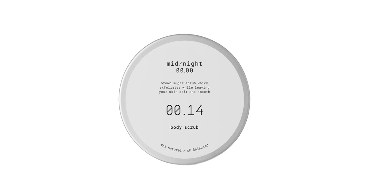mid-night-00-00-00-14-body-scrub-kuno-sveitiklis-200ml-8437022255200 00.14 Body Scrub Kūno šveitiklis, 200ml - Paveikslėlis 1