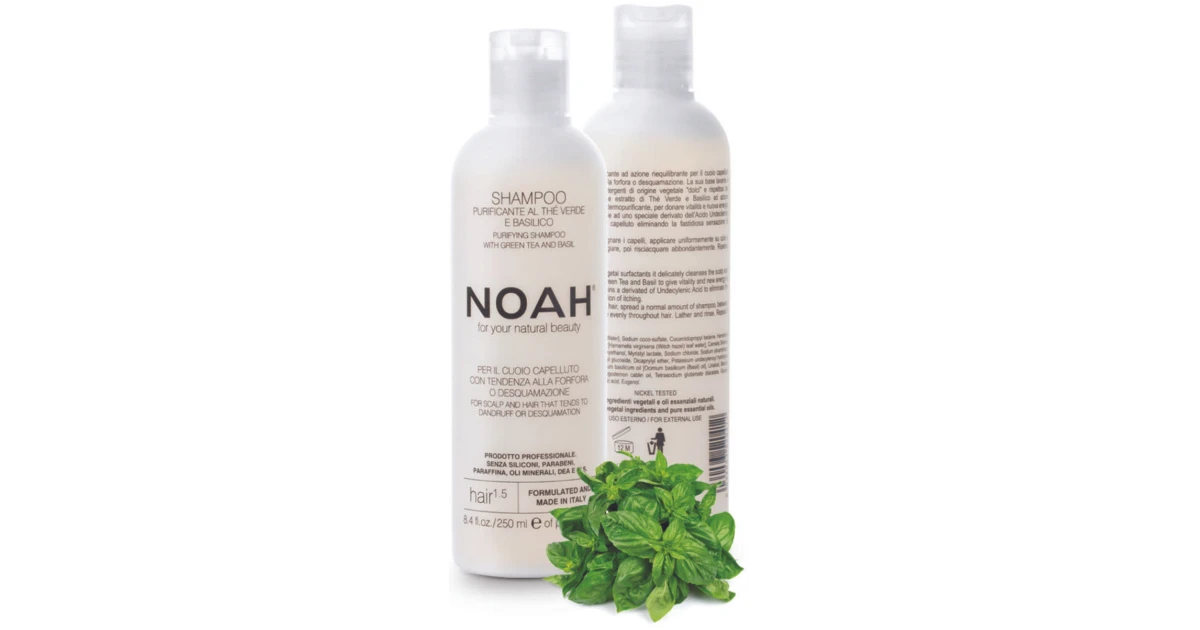 noah-1-5-purifying-shampoo-with-green-tea-sampunas-nuo-pleiskanu-250-ml-8034063520412 1.5. Purifying Shampoo With Green Tea Šampūnas nuo pleiskanų, 250 ml - Paveikslėlis 1