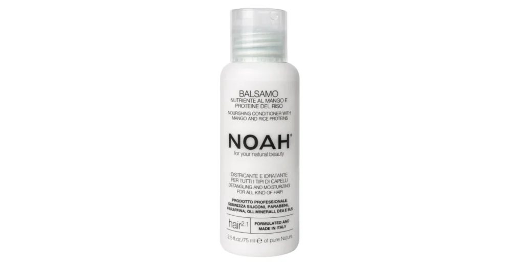 2.1. Nourishing Conditioner With Mango And Rice Proteins Maitinamasis balzamas lengvinantis plaukų iššukavimą, 75ml