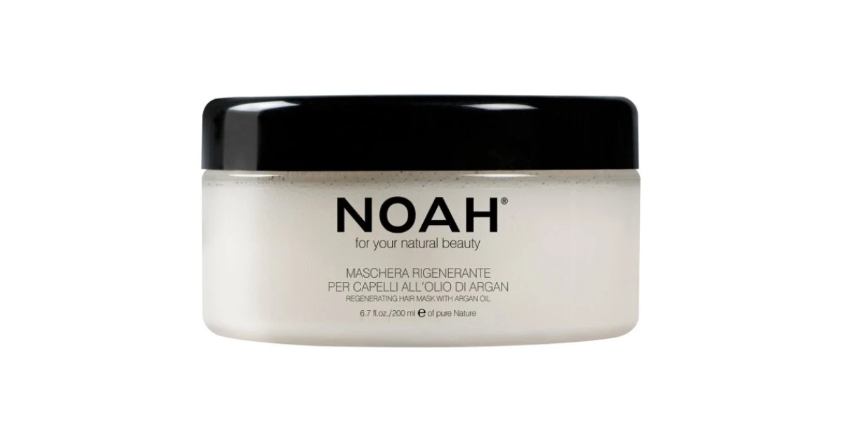 noah-2-3-regenerating-hair-mask-with-argan-oil-kauke-sausiems-ir-pazeistiems-plaukams-500-ml-8034063520580 2.3. Regenerating Hair Mask With Argan Oil Kaukė sausiems ir pažeistiems plaukams, 500 ml - Paveikslėlis 1