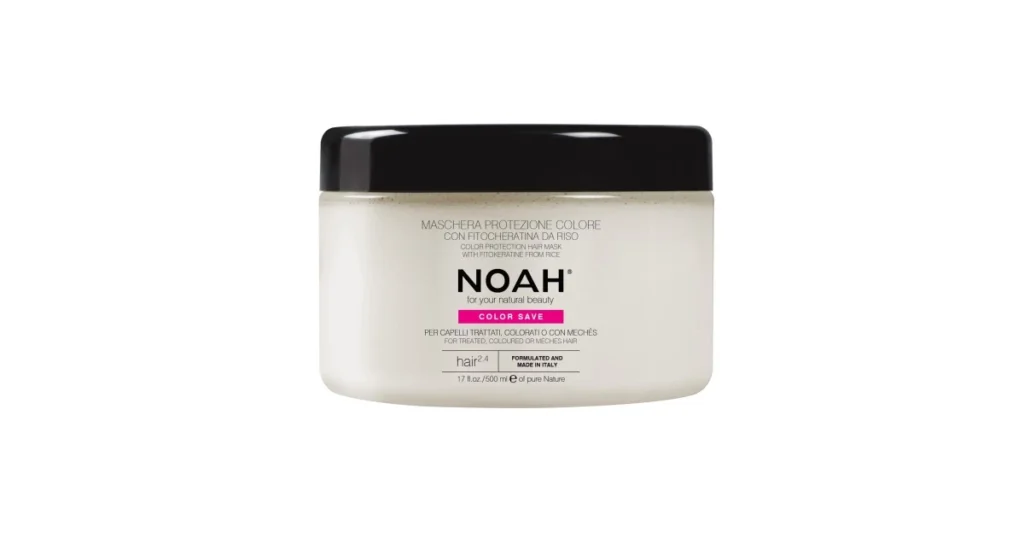 2.4. Hair Mask With Rice Phytokeratine Spalvą tausojanti kaukė dažytiems plaukams, 500 ml
