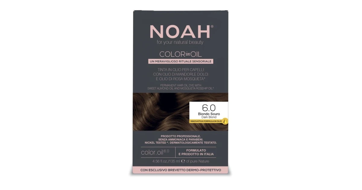 noah-color-in-oil-6-0-aliejiniai-plauku-dazai-135ml-8034063522348 Color In Oil 6.0 Aliejiniai plaukų dažai, 135ml - Paveikslėlis 1
