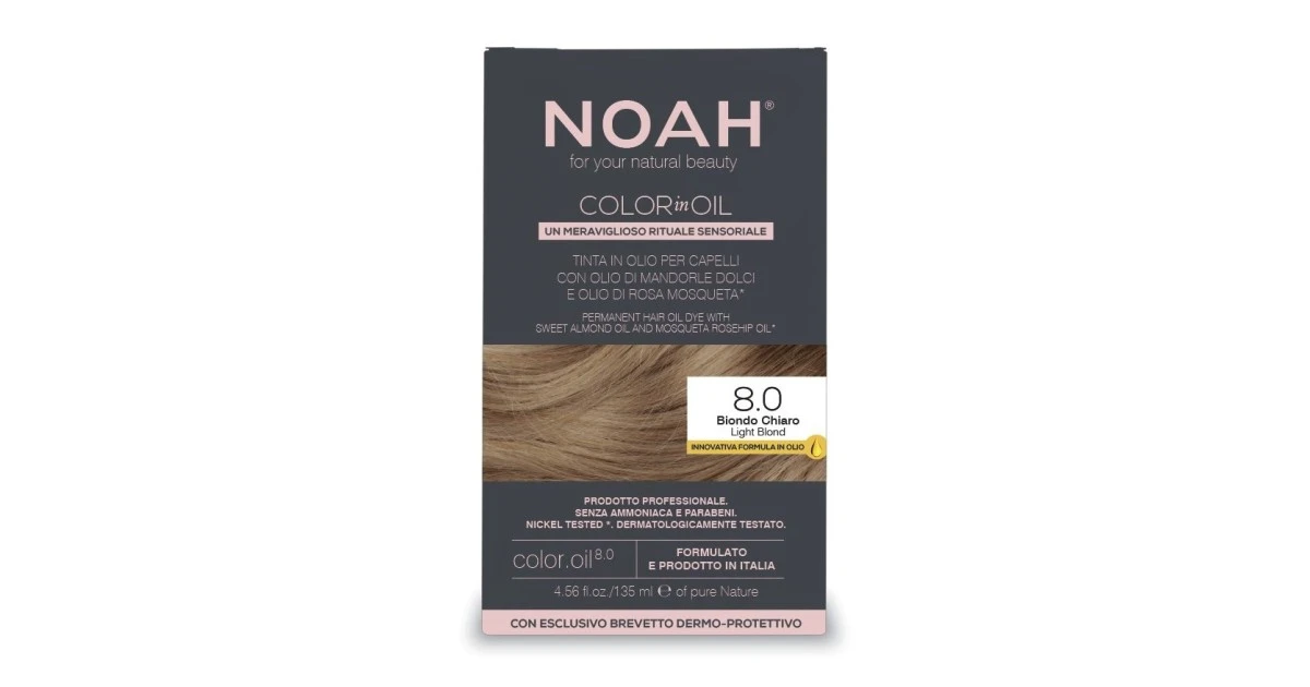 noah-color-in-oil-8-0-aliejiniai-plauku-dazai-135ml-8034063522416 Color In Oil 8.0 Aliejiniai plaukų dažai, 135ml - Paveikslėlis 1