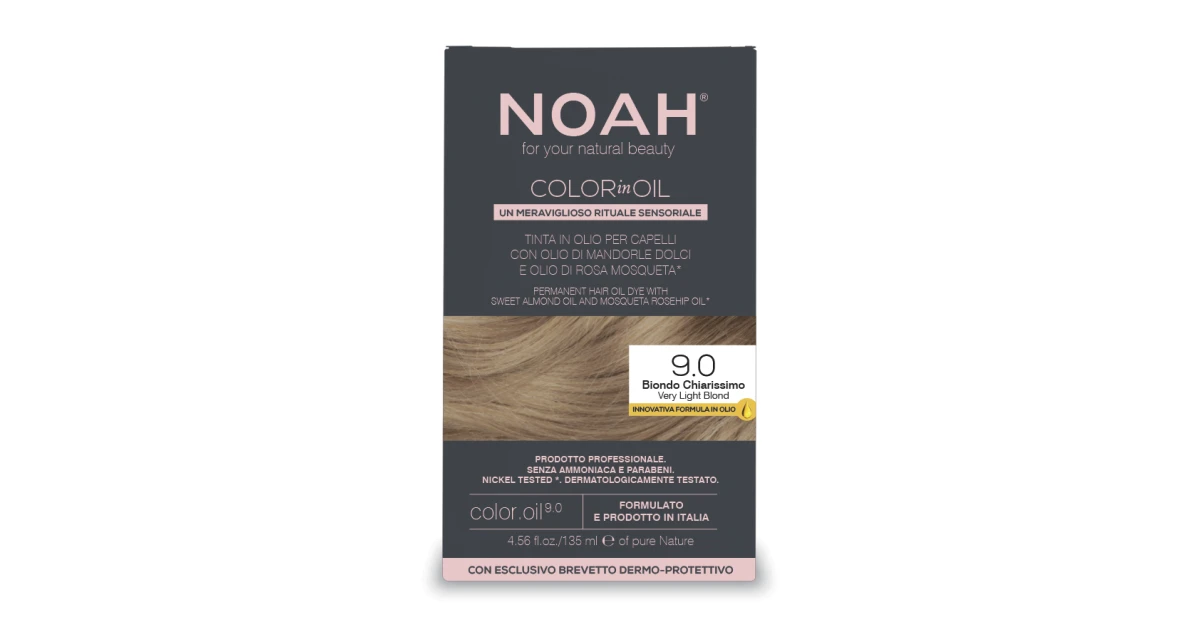 noah-color-in-oil-9-0-aliejiniai-plauku-dazai-135ml-8034063522447 Color In Oil 9.0 Aliejiniai plaukų dažai, 135ml - Paveikslėlis 1