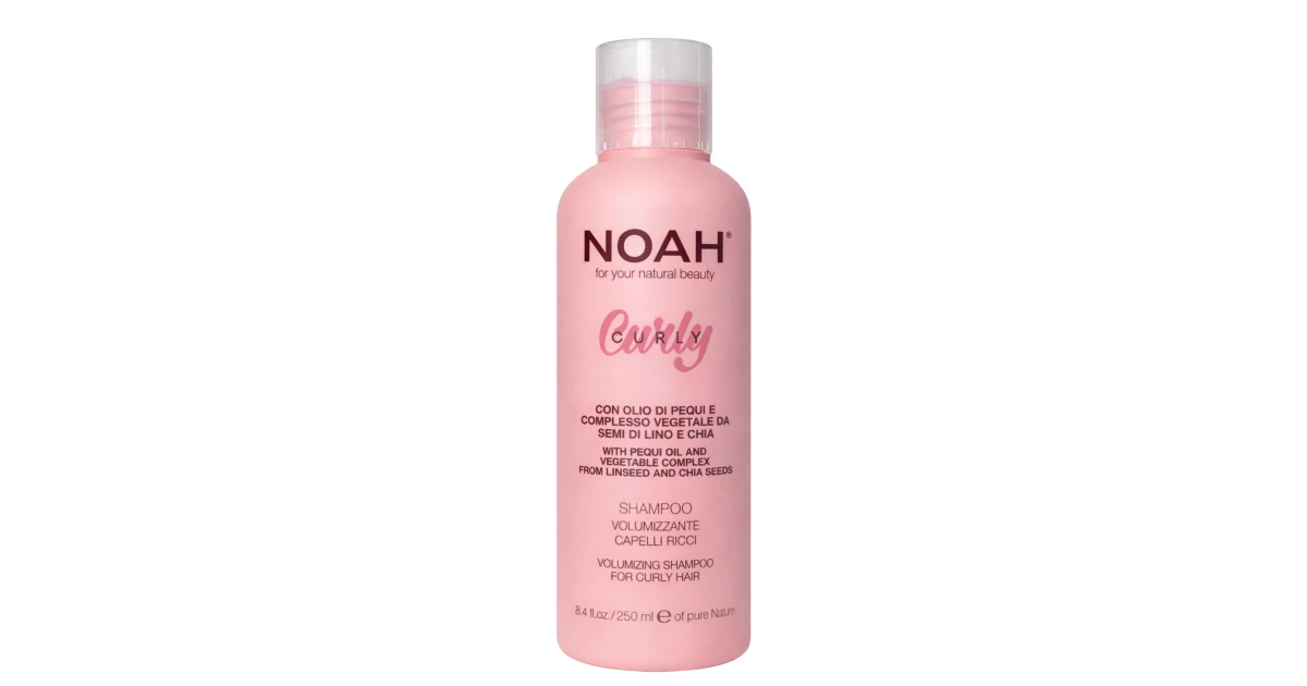 noah-curly-volumizing-shampoo-apimties-suteikiantis-sampunas-garbanotiems-plaukams-250ml-8034063522461 Curly Volumizing Shampoo Apimties suteikiantis šampūnas garbanotiems plaukams, 250ml - Paveikslėlis 1