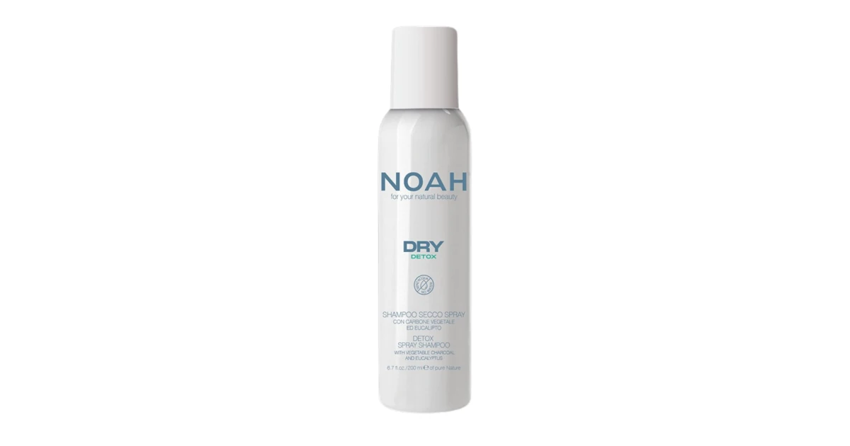 noah-dry-detox-spray-shampoo-detoksikuojantis-sausas-sampunas-su-augaline-anglimi-200ml-8034063520894 Dry Detox Spray Shampoo Detoksikuojantis sausas šampūnas su augaline anglimi, 200ml