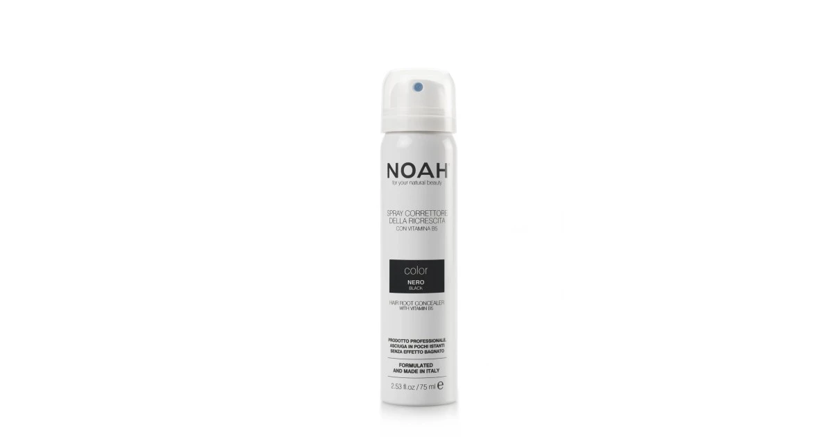 noah-hair-root-concealer-black-plauku-saknu-maskuoklis-juodas-75ml-8034063521693 Hair Root Concealer Black Plaukų šaknų maskuoklis (juodas), 75ml - Paveikslėlis 1