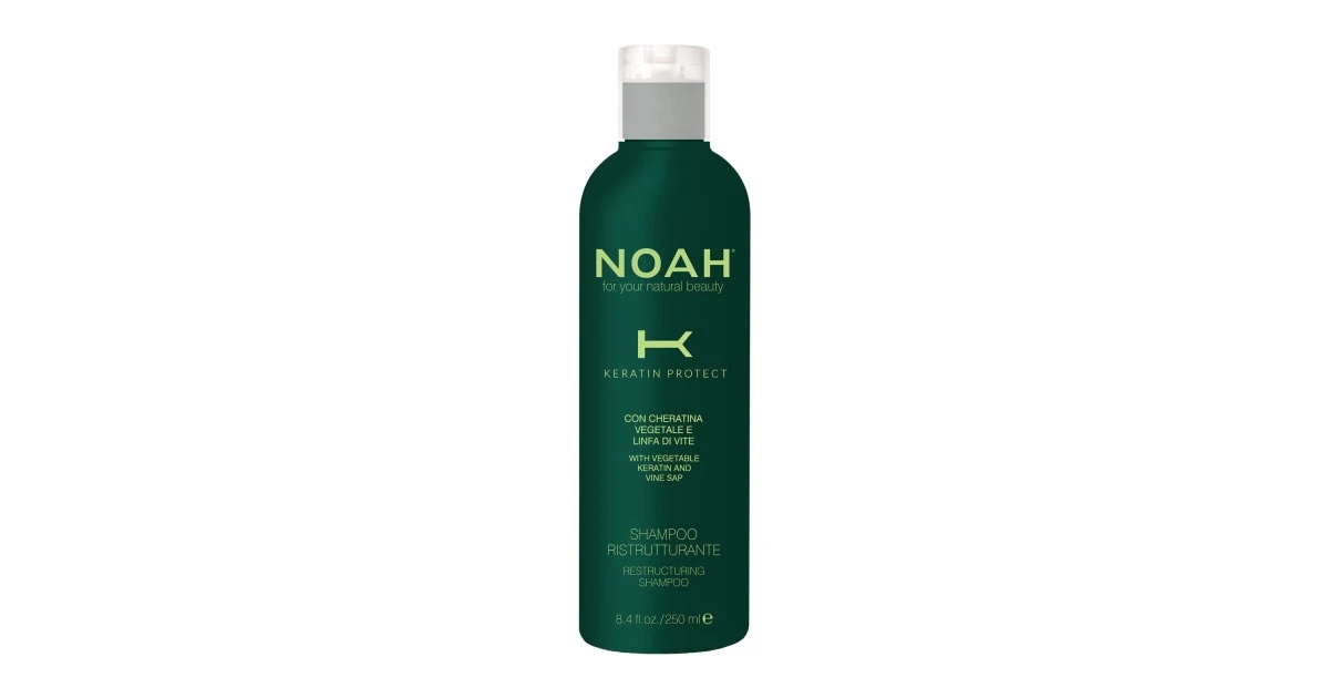 noah-keratin-protect-restructuring-shampoo-atkuriamasis-sampunas-su-augaliniu-keratinu-250ml-8034063522522 Keratin Protect Restructuring Shampoo Atkuriamasis šampūnas su augaliniu keratinu, 250ml - Paveikslėlis 1