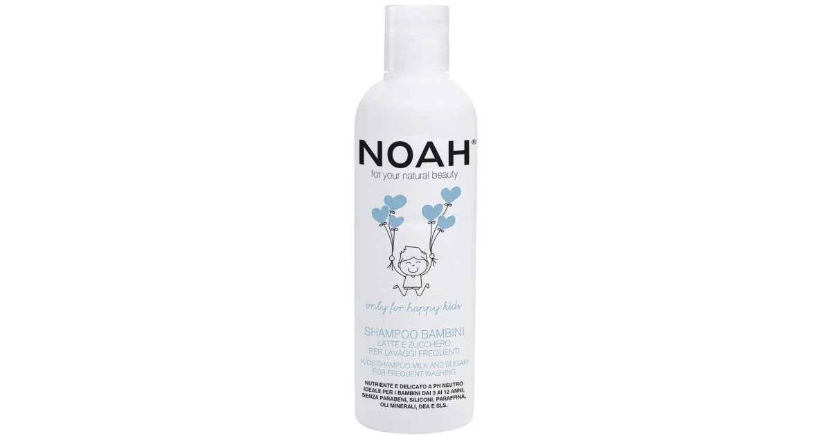 noah-kids-shampoo-milk-and-sugar-for-frequent-washing-vaikiskas-maitinamasis-sampunas-su-pienu-ir-cukrumi-daznam-naudojimui-250-ml-8034063521426 Kids Shampoo Milk And Sugar For Frequent Washing Vaikiškas maitinamasis šampūnas su pienu ir cukrumi dažnam naudojimui, 250 ml - Paveikslėlis 1