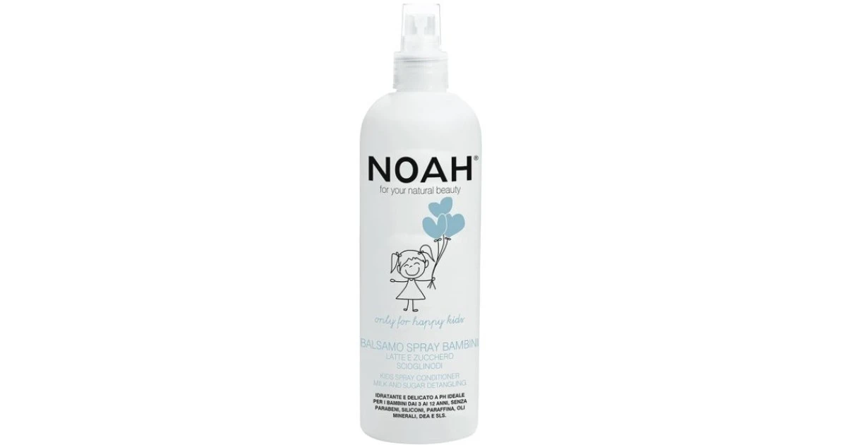 noah-kids-spray-conditioner-vaikiskas-balzamas-plaukams-su-pienu-ir-cukrumi-250-ml-8034063521440 Kids Spray Conditioner Vaikiškas balzamas plaukams su pienu ir cukrumi, 250 ml - Paveikslėlis 1