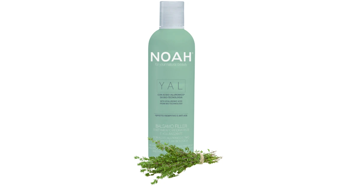 noah-yal-rehydrating-and-volumizing-filler-conditioner-drekinantis-balzamas-su-hialurono-rugstimi-ir-ciobreliais-250ml-8034063521303 YAL Rehydrating & Volumizing Filler Conditioner Drėkinantis balzamas su hialurono rūgštimi ir čiobreliais, 250ml - Paveikslėlis 1