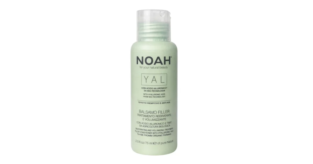 YAL Rehydrating & Volumizing Filler Conditioner Drėkinantis balzamas su hialurono rūgštimi ir čiobreliais, 75ml