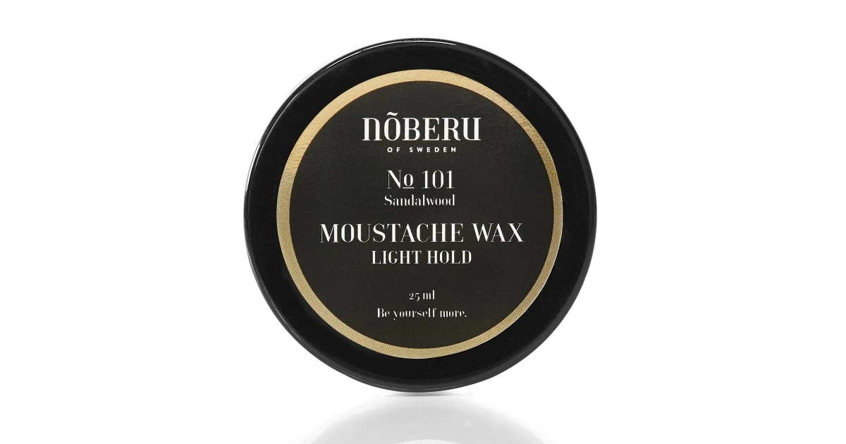 noberu-no-101-moustache-wax-light-hold-lengvos-fiksacijos-usu-vaskas-25ml-7350092208208 No 101 Moustache Wax Light Hold Lengvos fiksacijos ūsų vaškas, 25ml - Paveikslėlis 1
