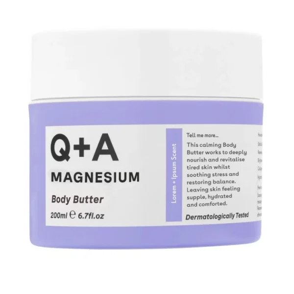 Magnesium Body Butter Kūno sviestas su magniu, 200ml