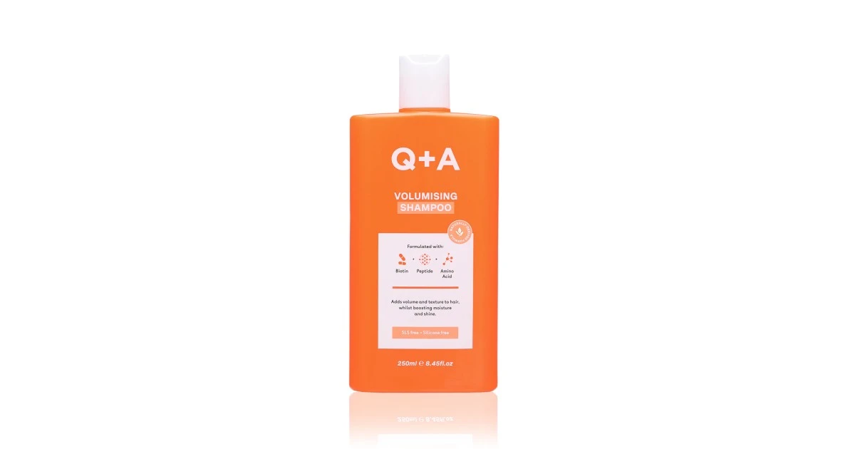 q-a-volumising-shampoo-apimties-suteikiantis-sampunas-su-biotinu-250ml-5060486268818 Volumising Shampoo Apimties suteikiantis šampūnas su biotinu, 250ml - Paveikslėlis 1