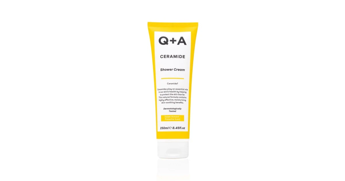 q+a-ceramide-shower-cream-kuno-prausiklis-su-keramidu-250ml-5060486266470 Ceramide Shower Cream Kūno prausiklis su keramidu, 250ml - Paveikslėlis 1