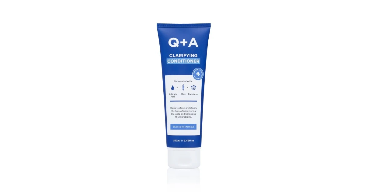 q+a-clarifying-conditioner-valomasis-kondicionierius-su-prebiotikais-250ml-5060486268887 Clarifying Conditioner Valomasis kondicionierius su prebiotikais, 250ml - Paveikslėlis 1
