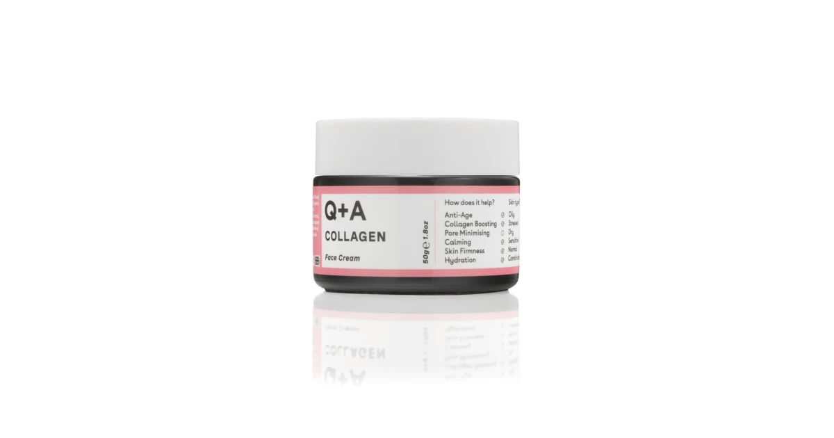 q+a-collagen-anti-age-face-cream-veido-kremas-su-kolagenu-50g-0742271477258 Collagen Anti-Age Face Cream Veido kremas su kolagenu, 50g - Paveikslėlis 1