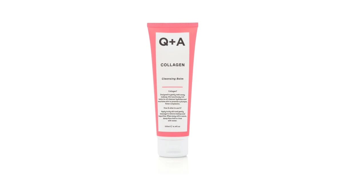 q+a-collagen-cleansing-balm-valomasis-veido-balzamas-125ml-5061066470560 Collagen Cleansing Balm Valomasis veido balzamas, 125ml - Paveikslėlis 1