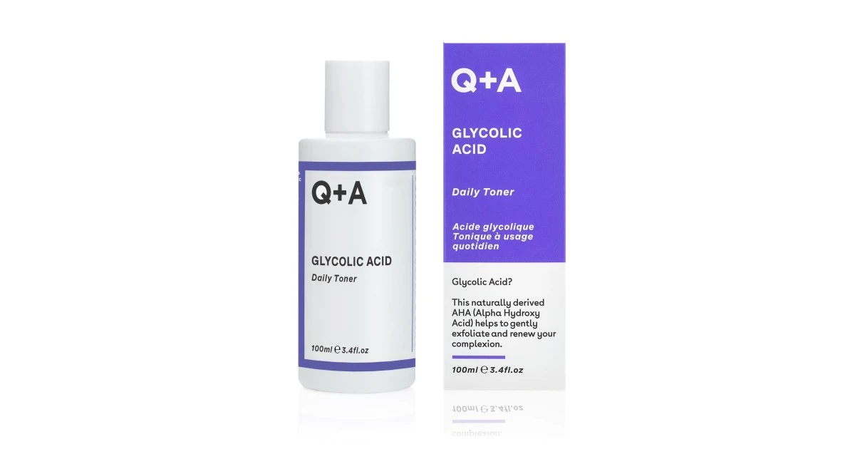 q+a-glycolic-acid-daily-toner-veido-tonikas-su-glikolio-rugstimi-100ml-5060486263981 Glycolic Acid Daily Toner Veido tonikas su glikolio rūgštimi, 100ml - Paveikslėlis 1