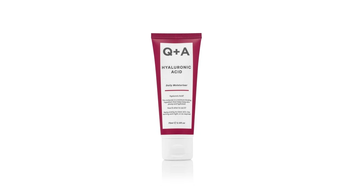 q+a-hyaluronic-acid-daily-moisturiser-intensyviai-drekinantis-veido-kremas-75ml-5060486262533 Hyaluronic Acid Daily Moisturiser Intensyviai drėkinantis veido kremas, 75ml - Paveikslėlis 1