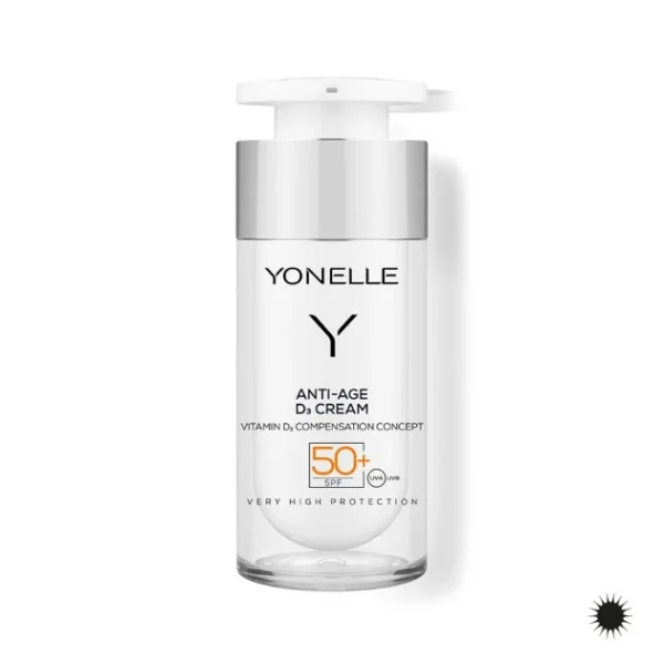 Anti Age D3 Cream SPF 50+ Apsauginis veido kremas nuo saulės, 30ml